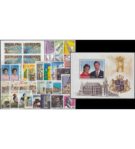 Luxemburg 2000 postfrisch      Nr. 1490-1523 Block 18