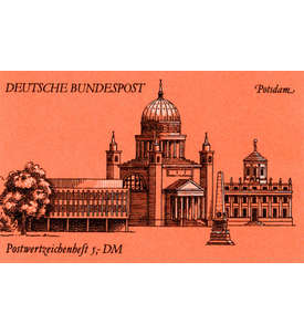 BRD Bund  Markenheft Nr. 26 b Potsdam