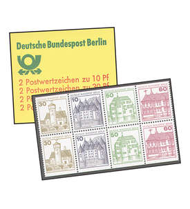Berlin Markenheft Nr. 12ca Burgen und Schlösser 1980