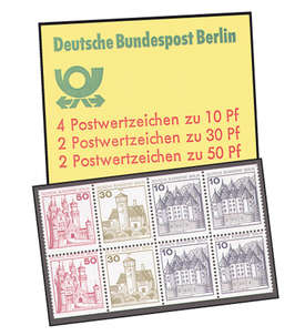 Berlin Markenheft Nr. 10 bb    Burgen und Schlösser