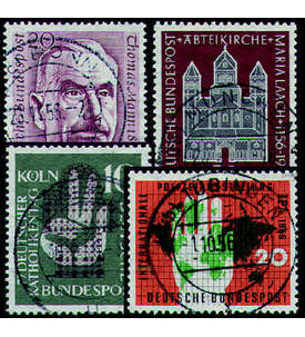 BRD Bund 50er-Jahre - gestempelt mit Nr. 237-240