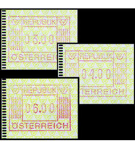 sterreich Automatenmarken postfrisch **  3 Werte 3,4,6 Sch.
