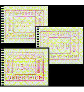 sterreich Automatenmarken postfrisch **  3 Werte 3,4,6 Sch.