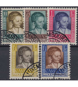 Luxemburg Nr. 227-231 gestempelt Kinderhilfe 1930