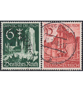 3. Reich gestempelt mit Nr. 714-715