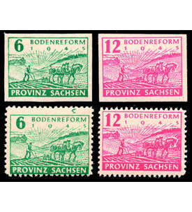 SBZ Nr. 85-86,85-86A postfrisch Postmeistertrennung