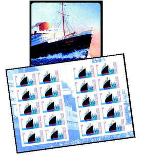 BRD Bund  Markenheft Nr. 56 Passagierschiff Bremen 2004