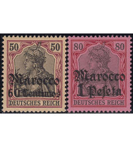 Deutsche Post in Marokko Nr. 28+29 postfrisch **