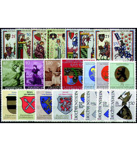 Liechtenstein 1961-1974 postfrisch ** komplett