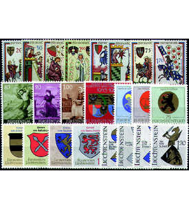 Liechtenstein 1961-1974 postfrisch ** komplett