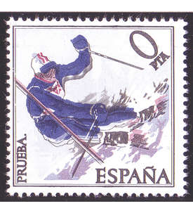 Spanien Probe Skiläufer