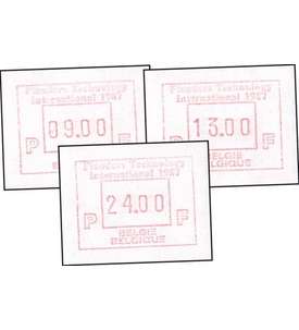 Belgien ATM 7.2 S1 postfrisch ** 9.00,13.00 und 24.00 Franc
