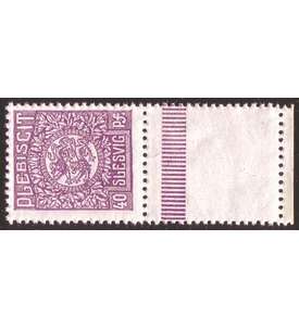 Deutschland Altwerte postfrisch** mit Schleswig Nr. 9 Leerfeld