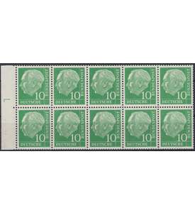 BRD Bund Heftchenblatt Nr. 10fa postfrisch**