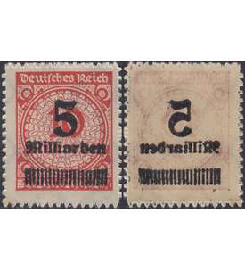 Deutsches Reich Nr. 334B postfrisch mit rückseitigem Abklatsch