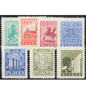 Deutschland 1945-1948 postfrisch ** mit Plauen Nr. 1-5