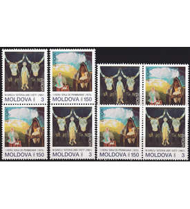 Moldawien Nr. 94-95 postfrisch ** 4 Zusammendruck-Kombinationen  Europa CEPT 1993