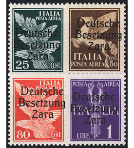 Deutsche Besetzung Zara postfrisch Nr. 23, 24, 26 und 27