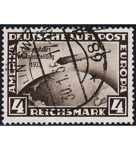 Deutsches Reich Nr. 498 gestempelt Chicago-Fahrt