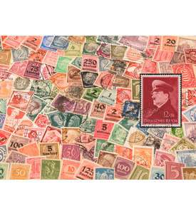 Deutsches Reich 150 ver. Werte mit 772 gestempelt