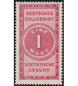 Deutsches Reich-Zollmarke postfrisch ** Ausgabe für das dt. Zollgebiet