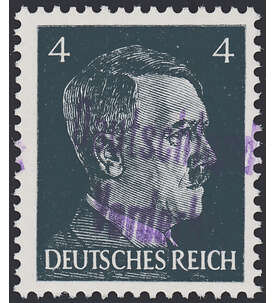 Dt. Lokalausgabe Meien Nr. 4 postfrisch  4 Pfg Hitler mit Aufdruck 