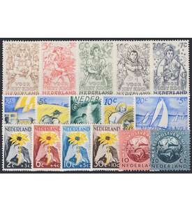 Niederlade - Altausgaben aus 1949 postfrisch m Nr. 516-520, 521-524, 544-545 und 546-550