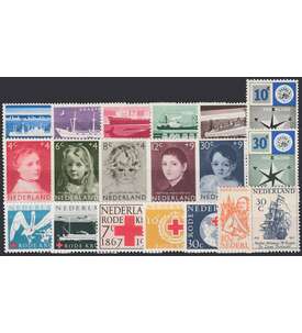 Niederlade - Altausgaben aus 1957 postfrisch m Nr. 692-696, 697-698, 699-703, 704-705