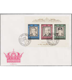 Liechtenstein - Block FDC Block 13