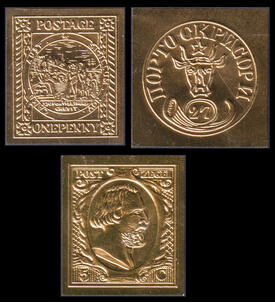 Goldfolien - Marken 3 verschiedene Klassikwerte