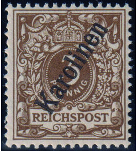 Deutsche Kolonie Karolinen Nr. 1 II postfrisch