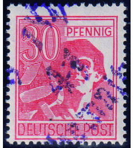 SBZ Chemnitz-blauer Aufdruck Nr. 176 postfrisch mit Handstempelaufdruck 41