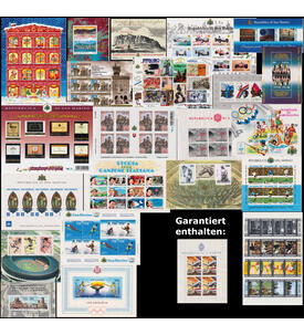 San Marino Blocks und Klein- bogen postfrisch von 1962-2007 Kollektion von 23 Ausgaben