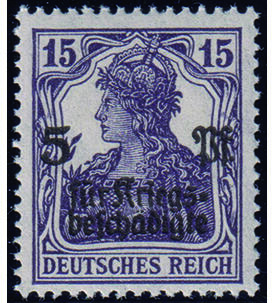 Deutsches Reich Aufdruckwert Nr. 106 c postfrisch f�r Kriegsbesch�digte