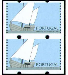 Portugal ATM Leerfeld-Paar Segelschiff