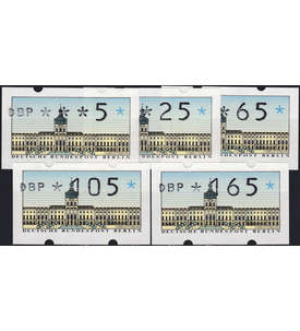 Berlin ATM VS4 postfrisch ** 5-25-65-105-165 Pfennig mit Nummer