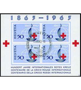 Schweiz mit Block 19 gestempelt
