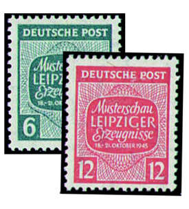 SBZ postfrisch ** mit Nr. 124-125