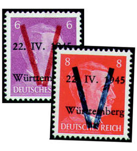 Deutsche Lokalausgabe Saulgau Nr. III+IV postfrisch