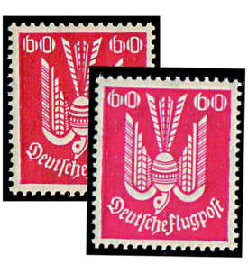 Deutsches Reich Nr. 213 a+b postfrisch Farbvarianten