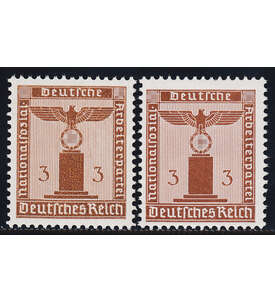 Dt. Reich Dienstmarke Nr. 156x + Nr. 156y postfrisch **