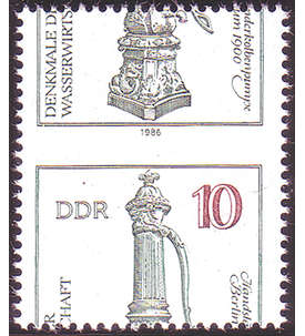 DDR Nr. 2993 postfrisch ** Totalverzhnung