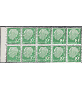 BRD Bund  Heftchenblatt Nr. 10d postfrisch **