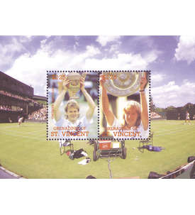 Motivkollektion Sport mit Grenadines of St. Vincent Block 37 postfrisch ** Tennis