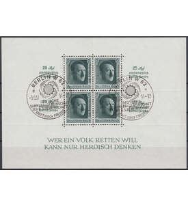 Deutsches Reich Block 11 gestempelt mit voller Gummierung Berlin - Deutsche Sammler...