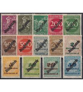 Deutsches Reich Dienst Nr. 75-88 postfrisch **