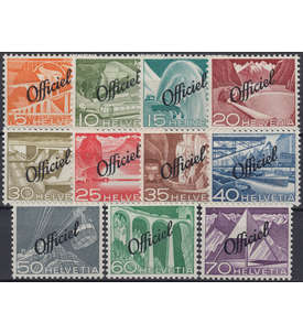 Schweiz Dienstmarken Nr. 64-74 postfrisch