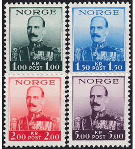 Norwegen postfrische Altwerte mit Nr. 191-194