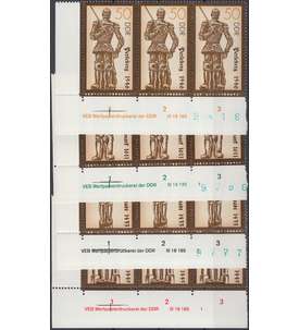 DDR Nr. 3285-88 DV postfrisch Druckvermerk