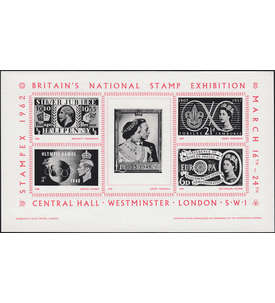 Grobritannien Schwarzdruck Stampex 1962